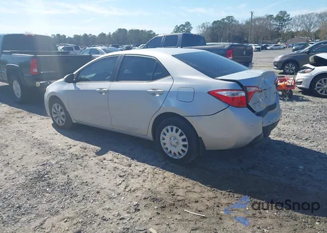 2016 Toyota Corolla Le from USA, damaged, VIN 2T1BURHE5GC706978